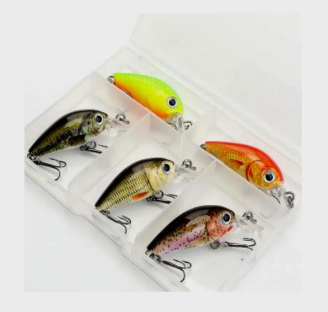 1 1/2 inch mini crankbaits 5 patterns A