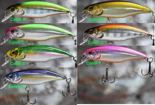 2 inch 1/8 ounce crankbait med diver